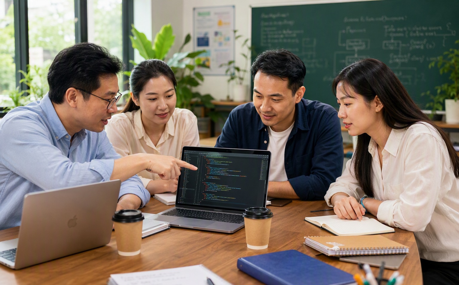 Teachers learning programming together